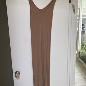 Tan Enza Costa tank dress